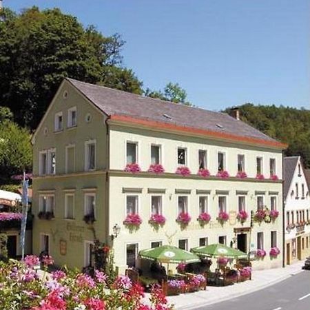 Gasthof & Hotel Goldener Hirsch Bad Berneck im Fichtelgebirge Eksteriør bilde